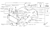 Diagram for 1995 Nissan 240SX A/C Hose - 92450-70F01