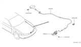 Diagram for 1998 Nissan 240SX Hood Latch - 65601-70F00