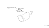 Diagram for 1998 Nissan 240SX Speed Sensor - 25010-71T00