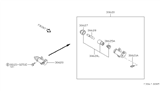 Diagram for 1995 Nissan 240SX Clutch Slave Cylinder - 30620-69F02