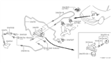 Diagram for Nissan 240SX Clutch Hose - 30850-70F00