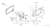 Diagram for 1996 Nissan 240SX A/C Condenser Fan - 92120-70F00