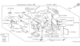 Diagram for 1998 Nissan 240SX Blend Door Actuator - 27731-70F00