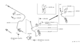 Diagram for 1996 Nissan 240SX Accelerator Cable - 18201-70F00