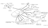 Diagram for 1997 Nissan 240SX Spoiler - 76852-80F25