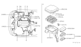 Diagram for 1995 Nissan 240SX Battery Cable - 24080-70F00