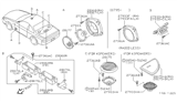 Diagram for 1998 Nissan Pathfinder Car Speakers - 28156-67F10