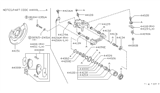 Diagram for 1996 Nissan 240SX Brake Caliper - 44011-69F01