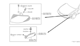 Diagram for 1997 Nissan 240SX Side Marker Light - 26185-70F25