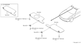 Diagram for Nissan 240SX Sun Visor - 96401-70F00