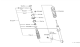 Diagram for 1996 Nissan 240SX Bump Stop - 55240-65F00