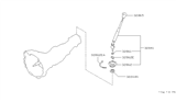 Diagram for 1996 Nissan 240SX Shift Knob - 32865-70F00