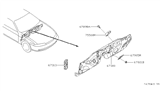 Diagram for Nissan 240SX Dash Panels - 67300-70F30