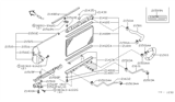 Diagram for 1995 Nissan 240SX Radiator - 21460-70F00