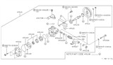 Diagram for Nissan 240SX Power Steering Pump - 49110-70F00