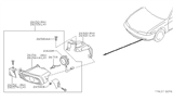 Diagram for 2000 Nissan Frontier Fog Light Bulb - 26293-C9912