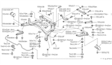 Diagram for Nissan 300ZX Control Arm Bushing - 55152-33P00