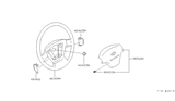 Diagram for 1996 Nissan 240SX Air Bag - J8510-72F00