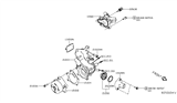 Diagram for 2020 Nissan Altima Thermostat Gasket - 13050-5NA0A