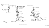 Diagram for Nissan Altima EGR Valve - 14710-6CA0B