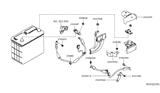 Diagram for 2021 Nissan Altima Battery Cable - 24080-6CA5A