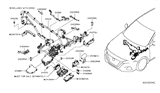 Diagram for Nissan Relay Block - 24384-6CA0A