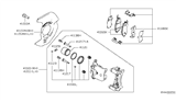 Diagram for 2022 Nissan Altima Brake Backing Plate - 41161-6CT0A