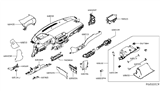 Diagram for 2019 Nissan Altima Glove Box - 68500-6CA0B