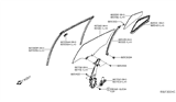 Diagram for Nissan Altima Window Run - 82331-6CA0A