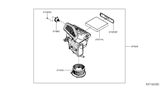 Diagram for Nissan Altima Cabin Air Filter - 27277-6CA0A