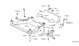 Diagram for Nissan Altima Alignment Bolt - 54368-6CA0A