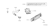 Diagram for Nissan Altima Blower Control Switches - 27500-6CA3A