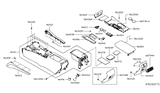 Diagram for Nissan Altima Cup Holder - 96941-6CA6E