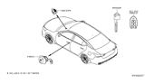 Diagram for 2019 Nissan Altima Ignition Lock Cylinder - 99810-6CA0A