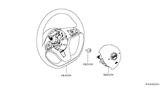 Diagram for Nissan Altima Steering Wheel - 48430-6CA0A