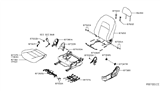 Diagram for 2019 Nissan Altima Seat Cushion - 87361-6CA6A