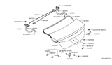 Diagram for Nissan Sentra Door Striker - 84620-6CA0A