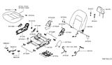 Diagram for Nissan Altima Seat Cushion - 87312-6CA0A