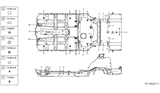 Diagram for 2019 Nissan Altima Body Mount Hole Plug - 01658-0024U