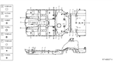 Diagram for 2018 Nissan Altima Body Mount Hole Plug - 01658-0024U