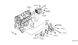 Diagram for 2020 Nissan Altima Thermostat Housing - 11061-5NA0A