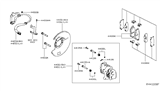 Diagram for Nissan Maxima Brake Caliper Repair Kit - D4120-8J10B