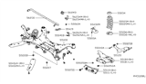 Diagram for Nissan Maxima Radius Arm - 55452-3TA0C