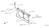 Diagram for 2022 Nissan Altima Radiator Support - 62500-6CA0A