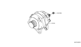 Diagram for 2019 Nissan Altima Alternator - 23100-6CA0A