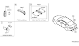 Diagram for 2022 Nissan Versa Car Key - 285E3-6CA6A