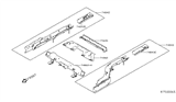 Diagram for 2022 Nissan Altima Rear Crossmember - G5650-6CCMA