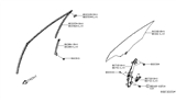 Diagram for 2019 Nissan Altima Window Regulator - 80721-6CA0A