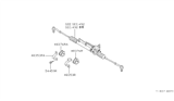 Diagram for Nissan Maxima Rack & Pinion Bushing - 48376-96E00