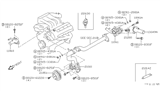 Diagram for Nissan Maxima Thermostat Housing - 11060-85E00